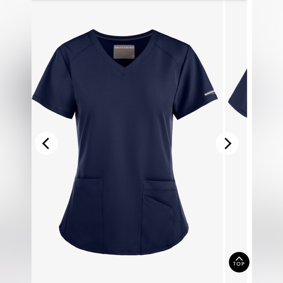 SKETCHERS Scrub Top - Picture 1 of 5